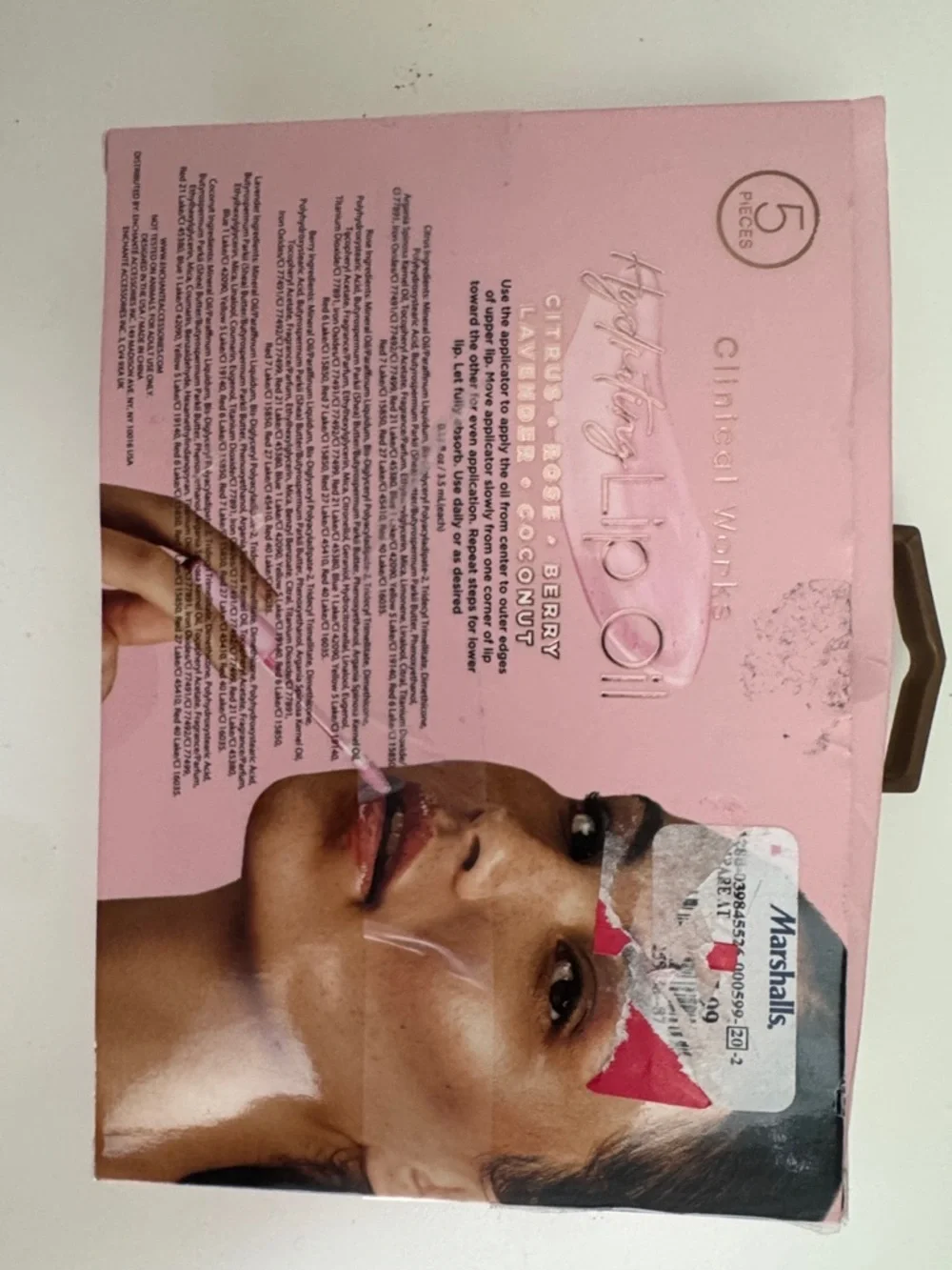 Clinical Works Pink Lip Oil & Nail Polish Set